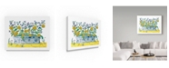 Trademark Global Lisa Katharina 'Marigolds And Walvia And Weed' Canvas Art - 24" x 18" x 2"